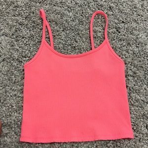 Neon pink tank